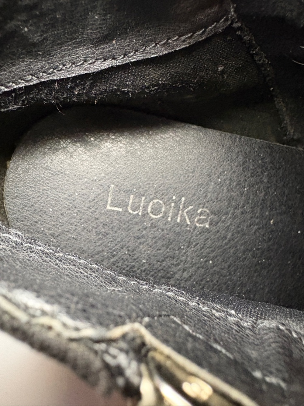 Luoika Women's Wide Width Suede Ankle Boots Size 6 - Picture 7 of 11